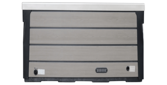 Pannello laterale idromassaggio in titanio