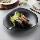 Set di stoviglie Arezzo completo nero 16 pezzi